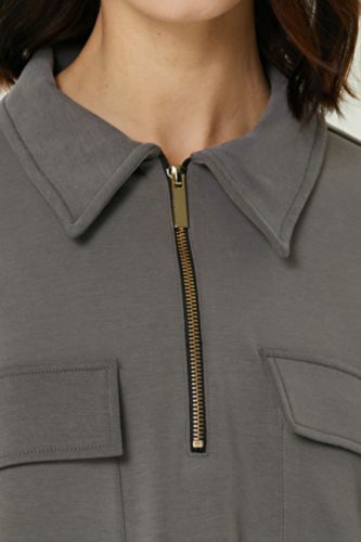 JOHN FRANK WOMAN SPORTS&LOUNGEWEAR LUXE SWEATSHIRT VİZON - 7