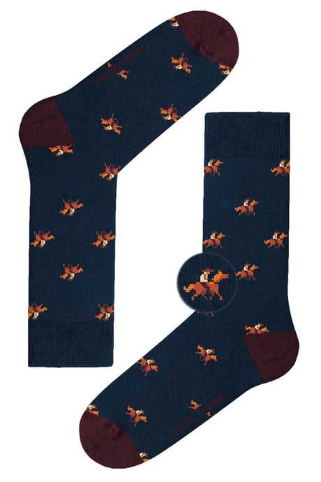 JOHN FRANK FUN SOCKS UZUN ÇORAP ACIK MAVI - 1