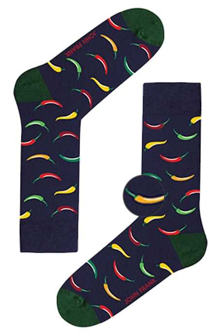 JOHN FRANK FUN SOCKS UZUN ÇORAP ACIK MAVI - 1