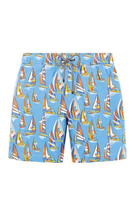 JOHN FRANK KIDS ALL OVER PRINTED SWIM SHORT BEYAZ-BEYAZ - 1
