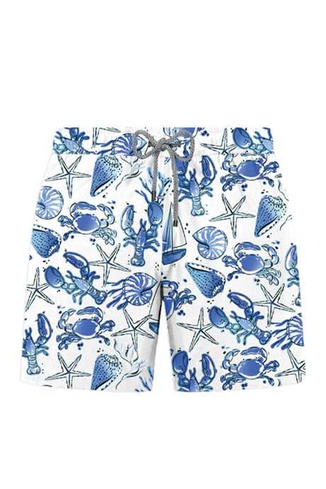 JOHN FRANK KIDS ALL OVER PRINTED SWIM SHORT LIGHT PURPLE - 1