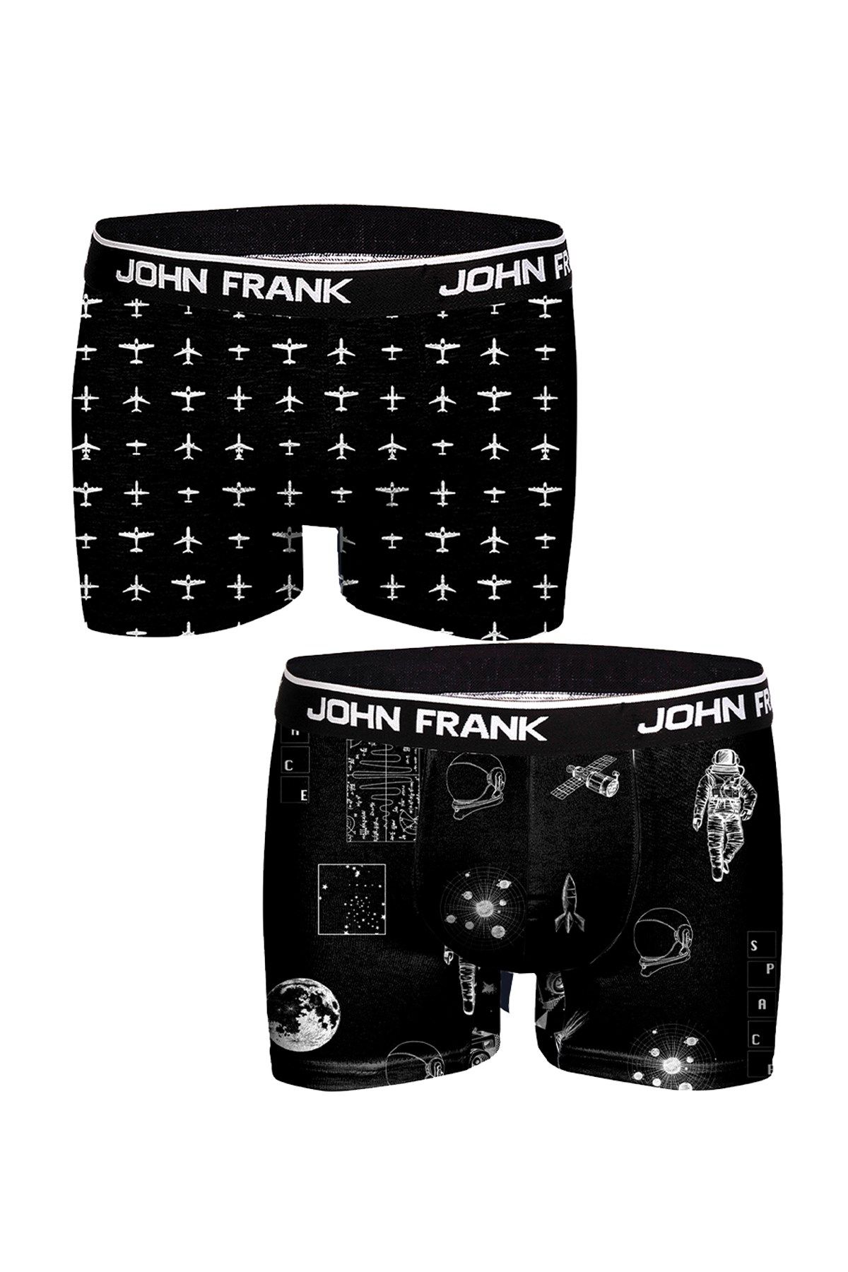 JOHN FRANK İKİLİ MONOCHROME BOXER 1