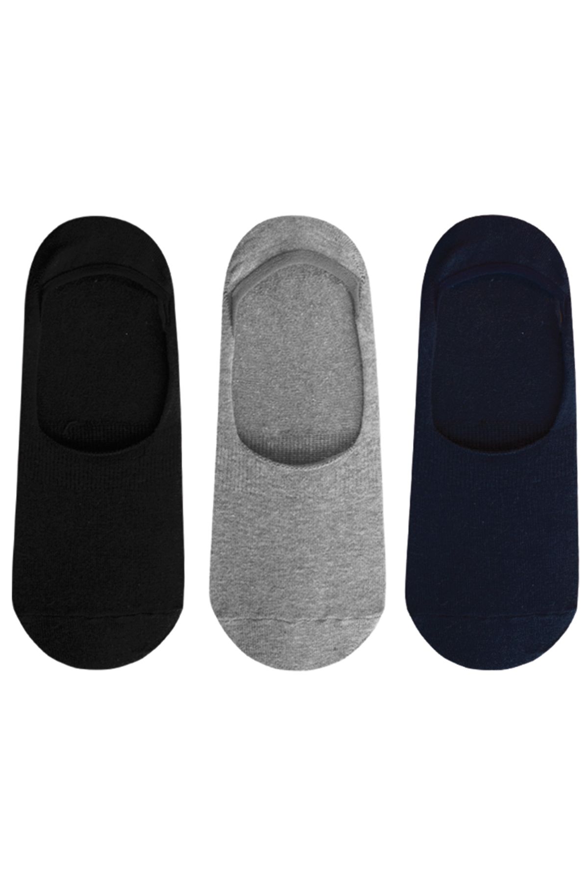 JOHN FRANK ÜÇLÜ NO SHOW ÇORAP MULTICOLOR - 1