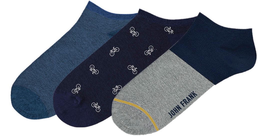JOHN FRANK EIGHTY FIVE 3 PACK SHORT SOCKS MULTICOLOR - 1