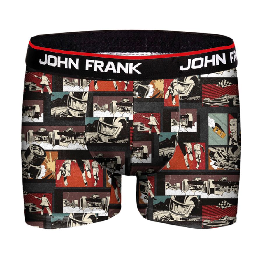 JOHN FRANK DİJİTAL BASKILI BOXER MULTICOLOR - 1