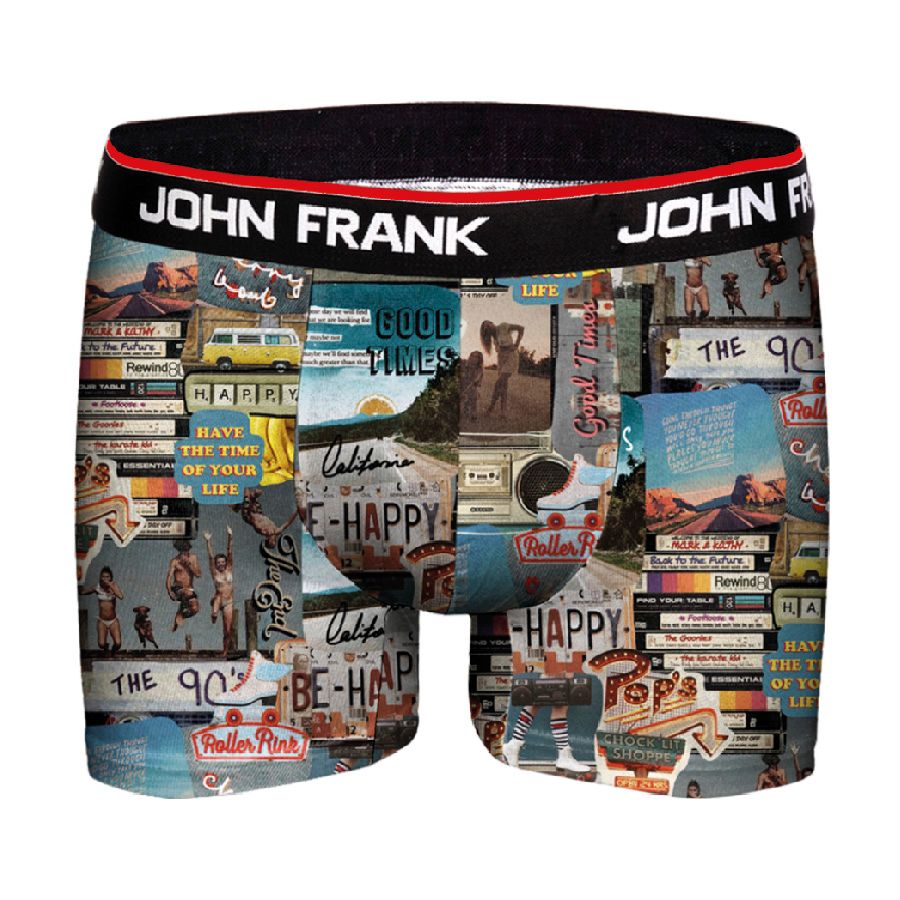 JOHN FRANK DIGITAL WORLD BOXER MULTICOLOR - 1