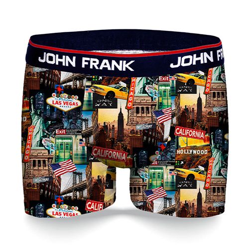 JOHN FRANK DİJİTAL BASKILI BOXER MULTICOLOR - 1
