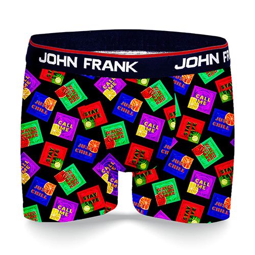 JOHN FRANK DİJİTAL BASKILI BOXER MULTICOLOR - 1