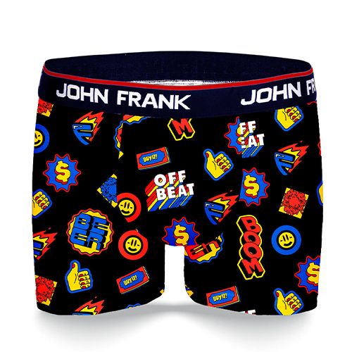 JOHN FRANK DİJİTAL BASKILI BOXER MULTICOLOR - 1