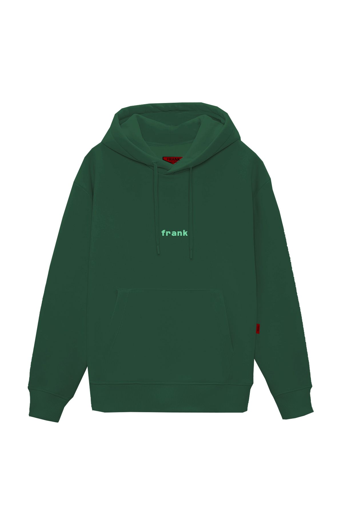 JOHN FRANK BASIC HOODIE SWEATSHIRT PETROL - 1