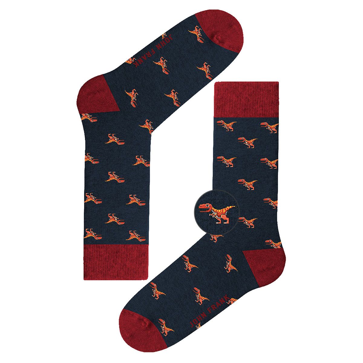 JOHN FRANK COOL LONG SOCKS MULTICOLOR - 1