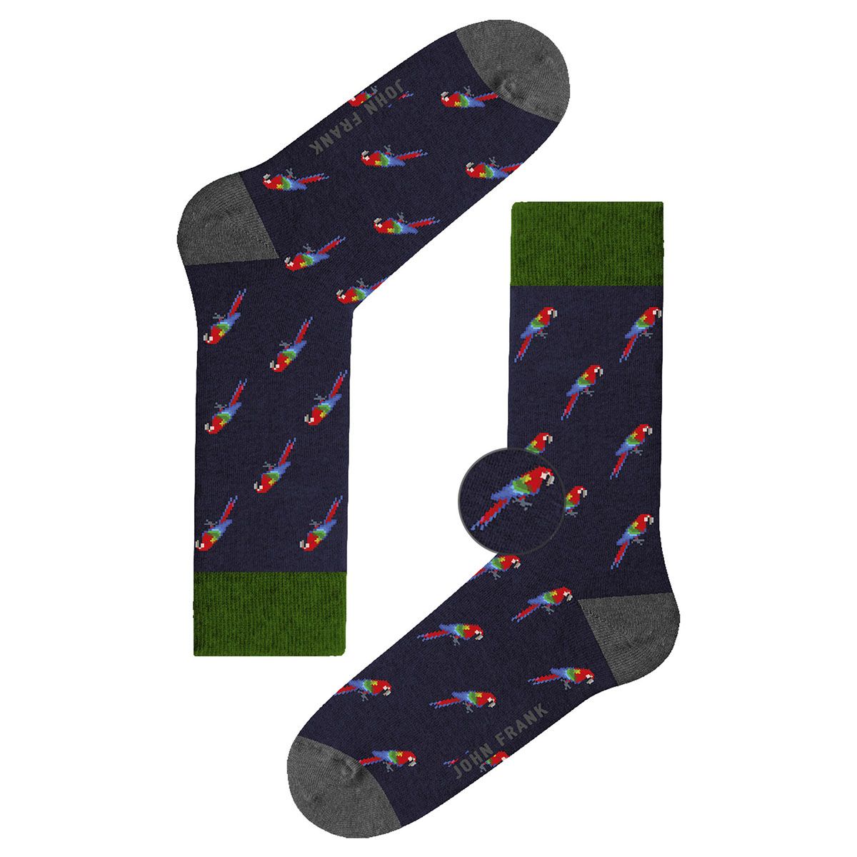 JOHN FRANK COOL LONG SOCKS MULTICOLOR - 1