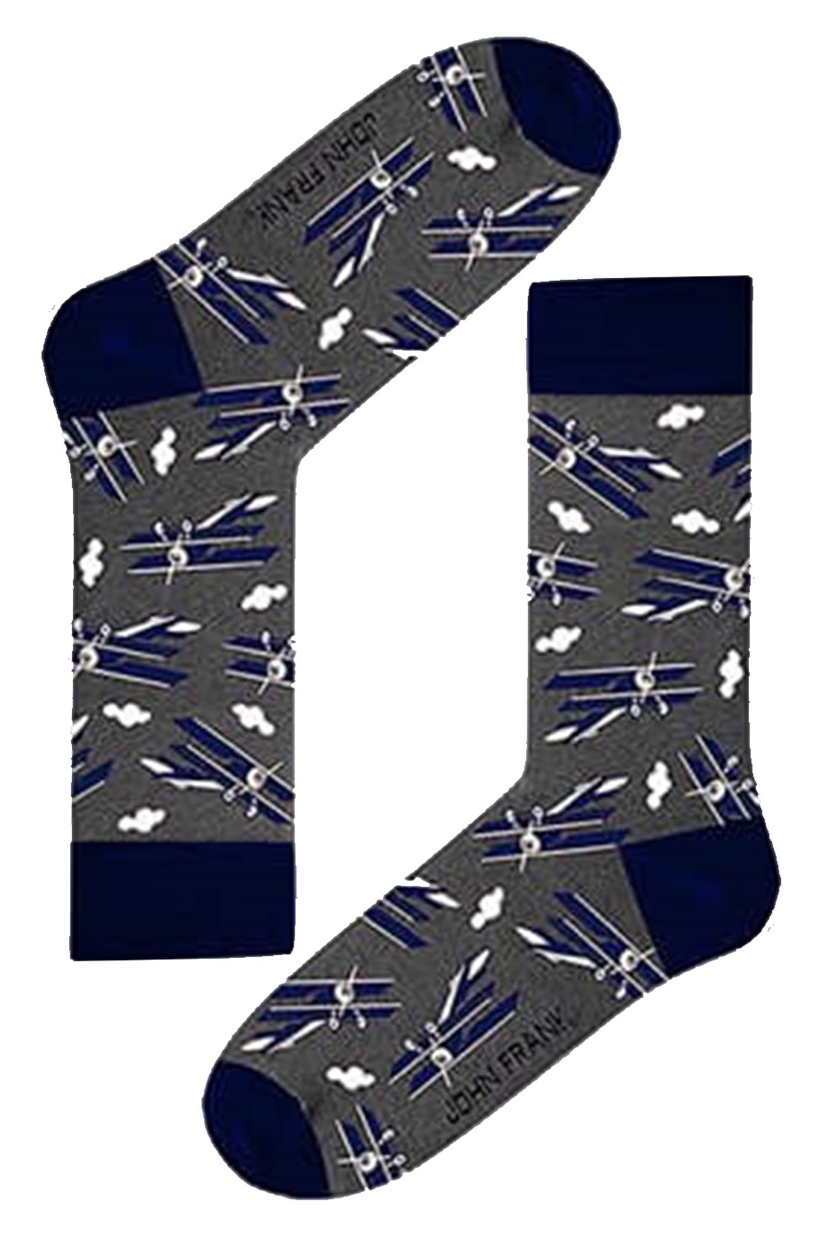 JOHN FRANK FUN LONG SOCKS MULTICOLOR - 1