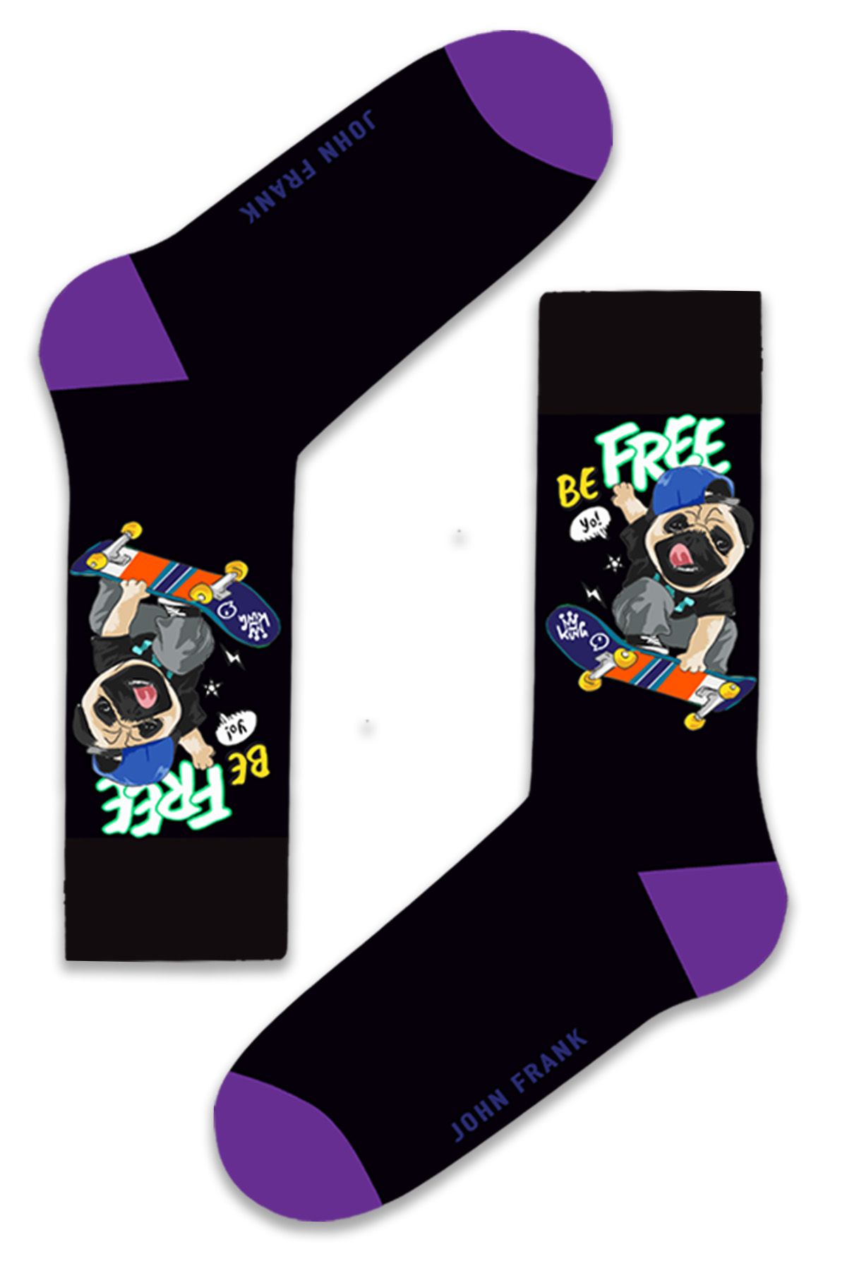 JOHN FRANK FUN SOCKS UZUN ÇORAP 1