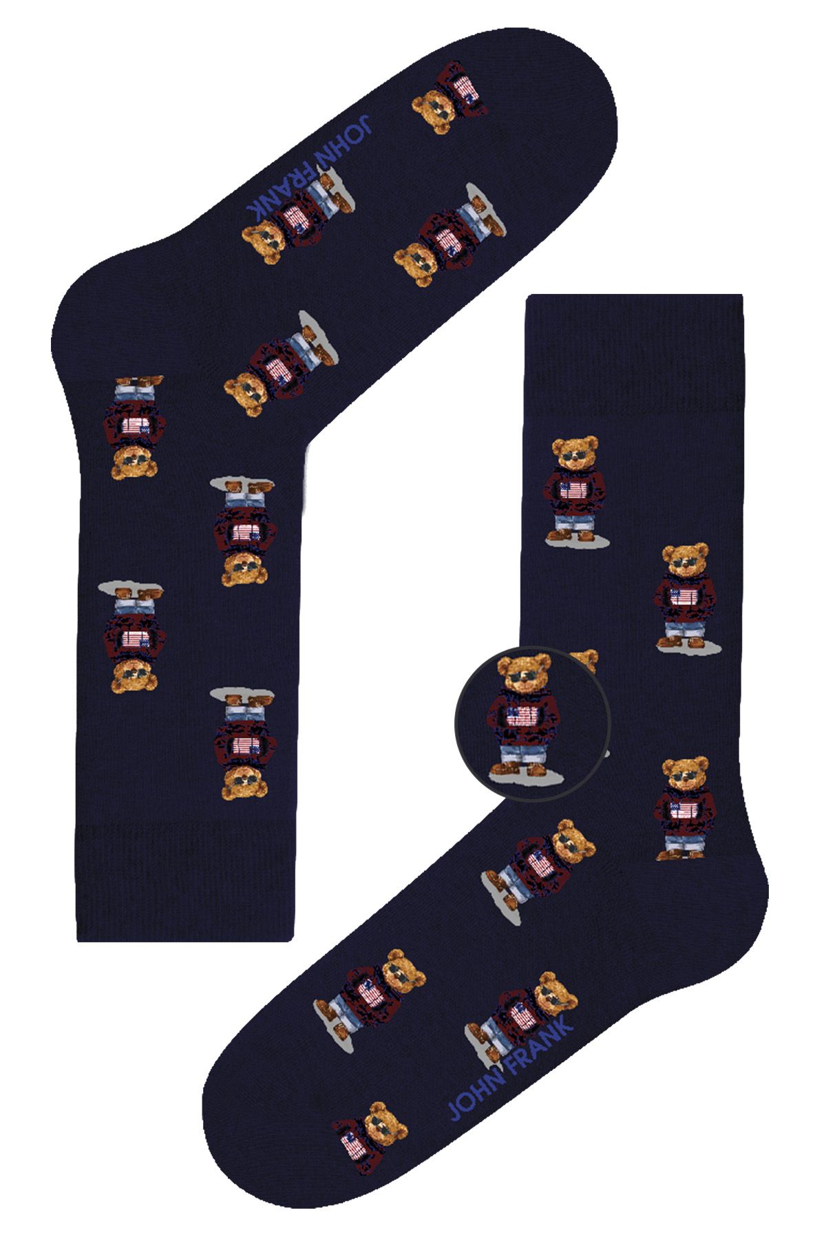 JOHN FRANK FUN SOCKS UZUN ÇORAP MULTICOLOR - 1