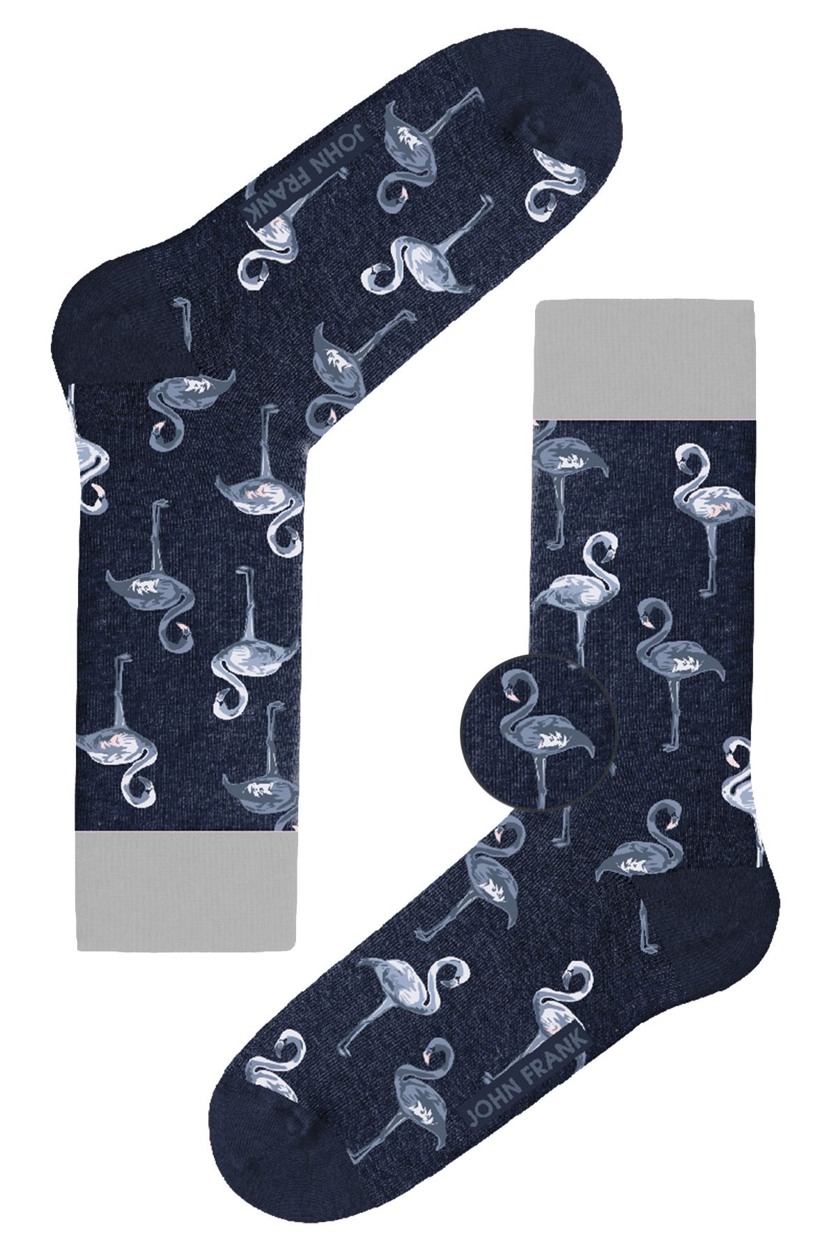 JOHN FRANK FUN LONG SOCKS MULTICOLOR - 1