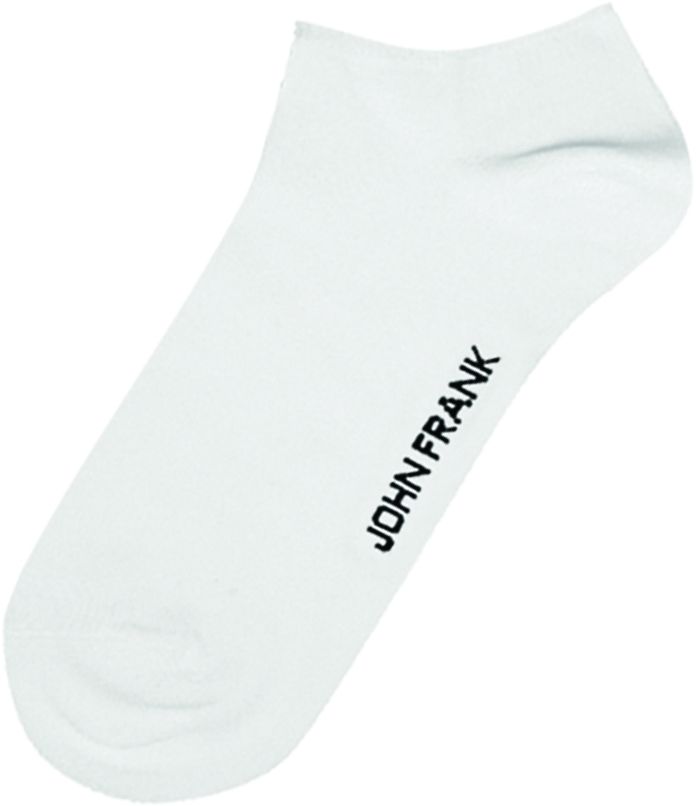 JOHN FRANK SHORT SOCKS WHITE - 1