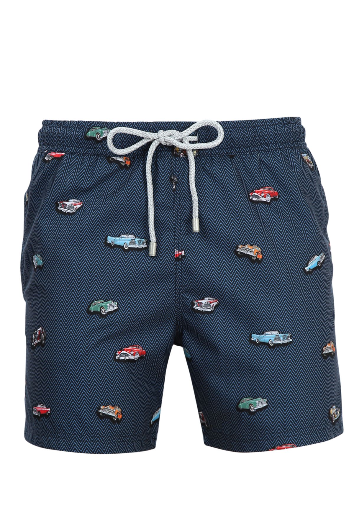 JOHN FRANK ALL OVER PRINTED SWIMSHORTS MULTICOLOR - 1