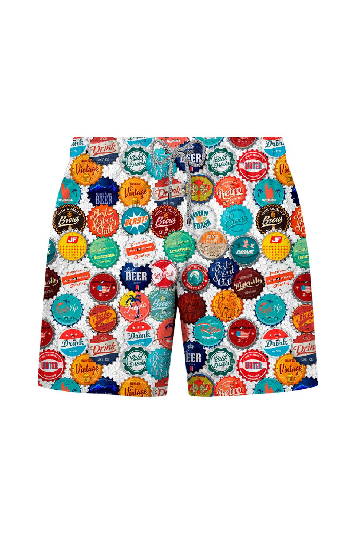 JOHN FRANK ALL OVER MAYO ŞORT MULTICOLOR - 1