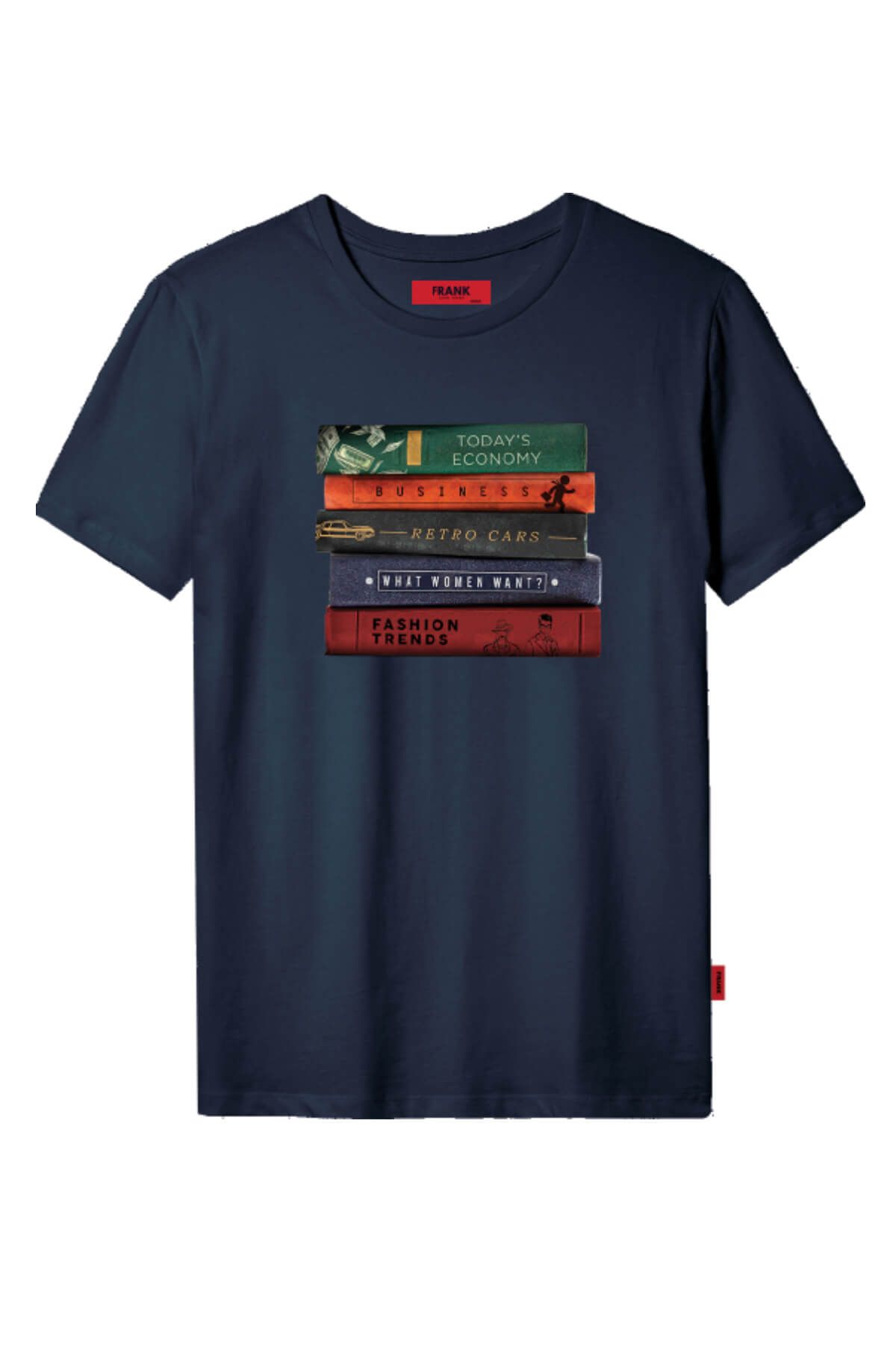 JOHN FRANK COOL T-SHIRT LACİVERT - 1