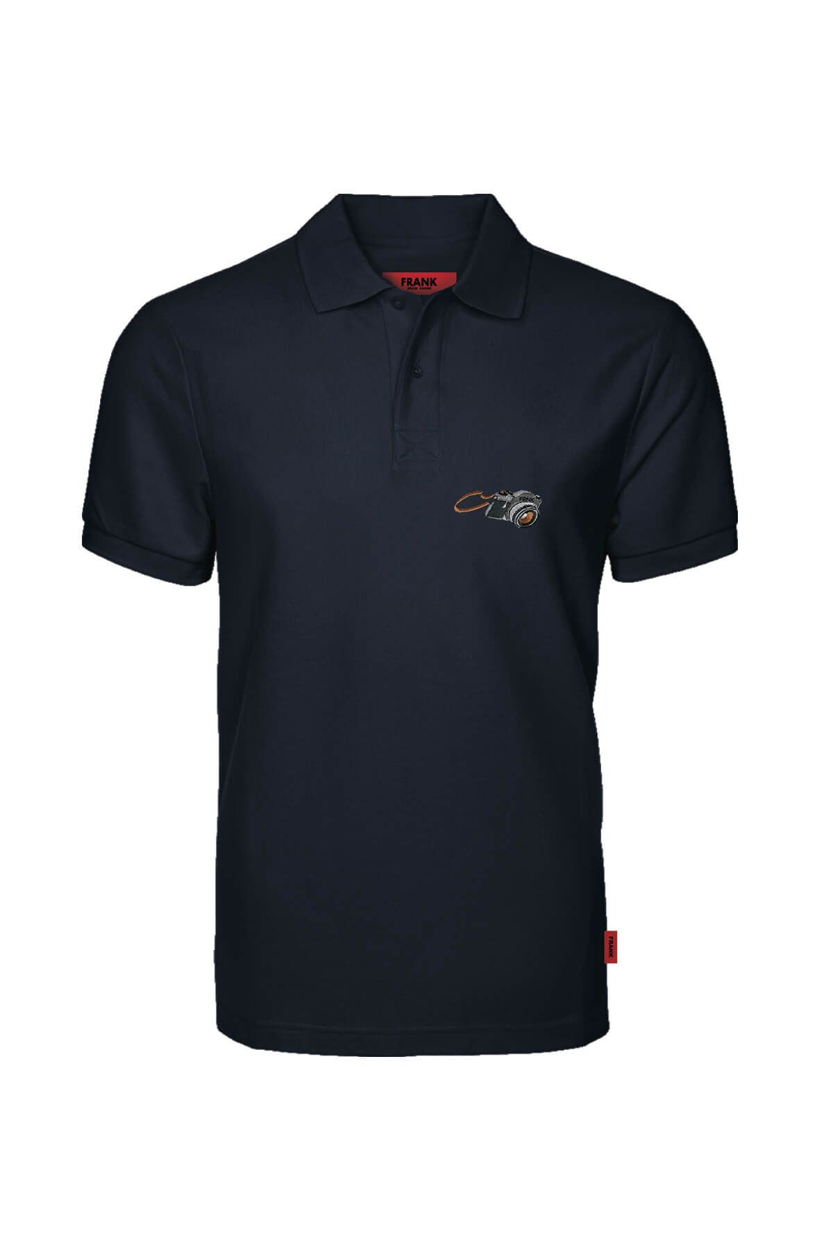 JOHN FRANK IDENTITY POLO T-SHIRT NAVY - 1