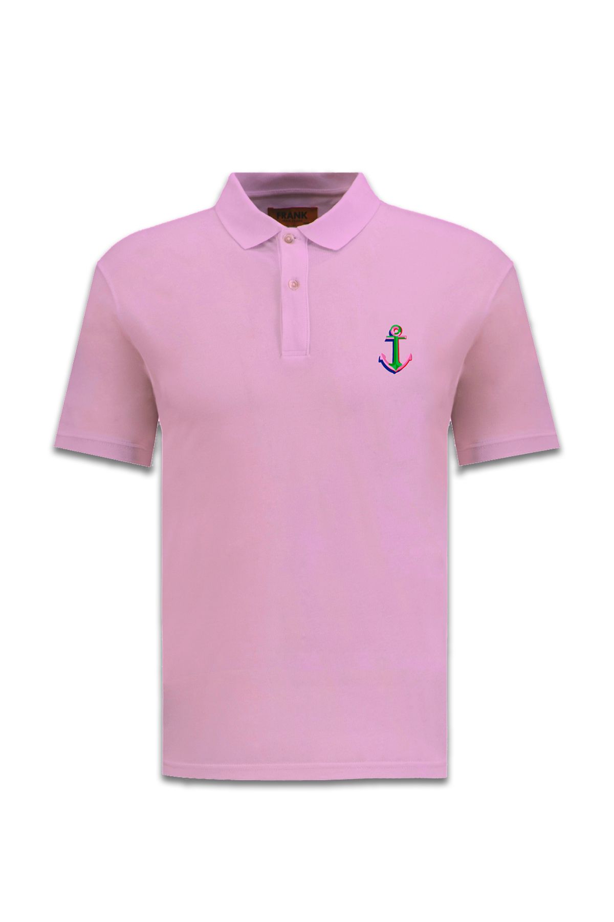 JOHN FRANK IDENTITY POLO T-SHIRT PEMBE - 1