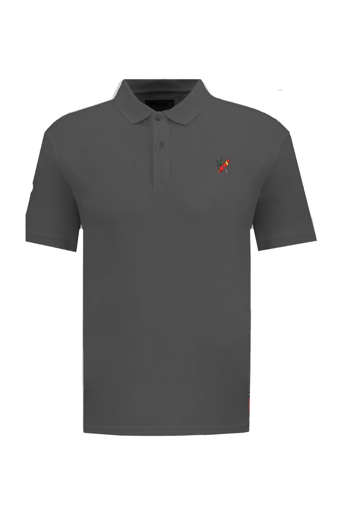 JOHN FRANK IDENTITY POLO T-SHIRT ANTRASİT - 1