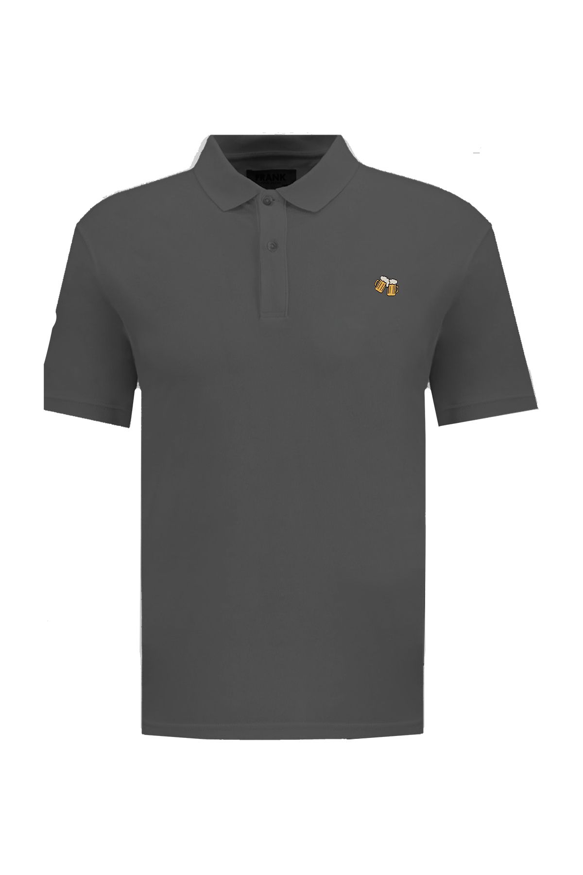 JOHN FRANK IDENTITY POLO T-SHIRT ANTRASİT - 1