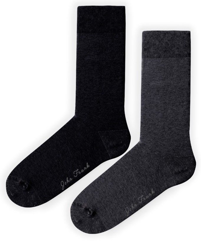 JOHN FRANK WOMEN 2 PACK LONG SOCKS MULTICOLOR - 1