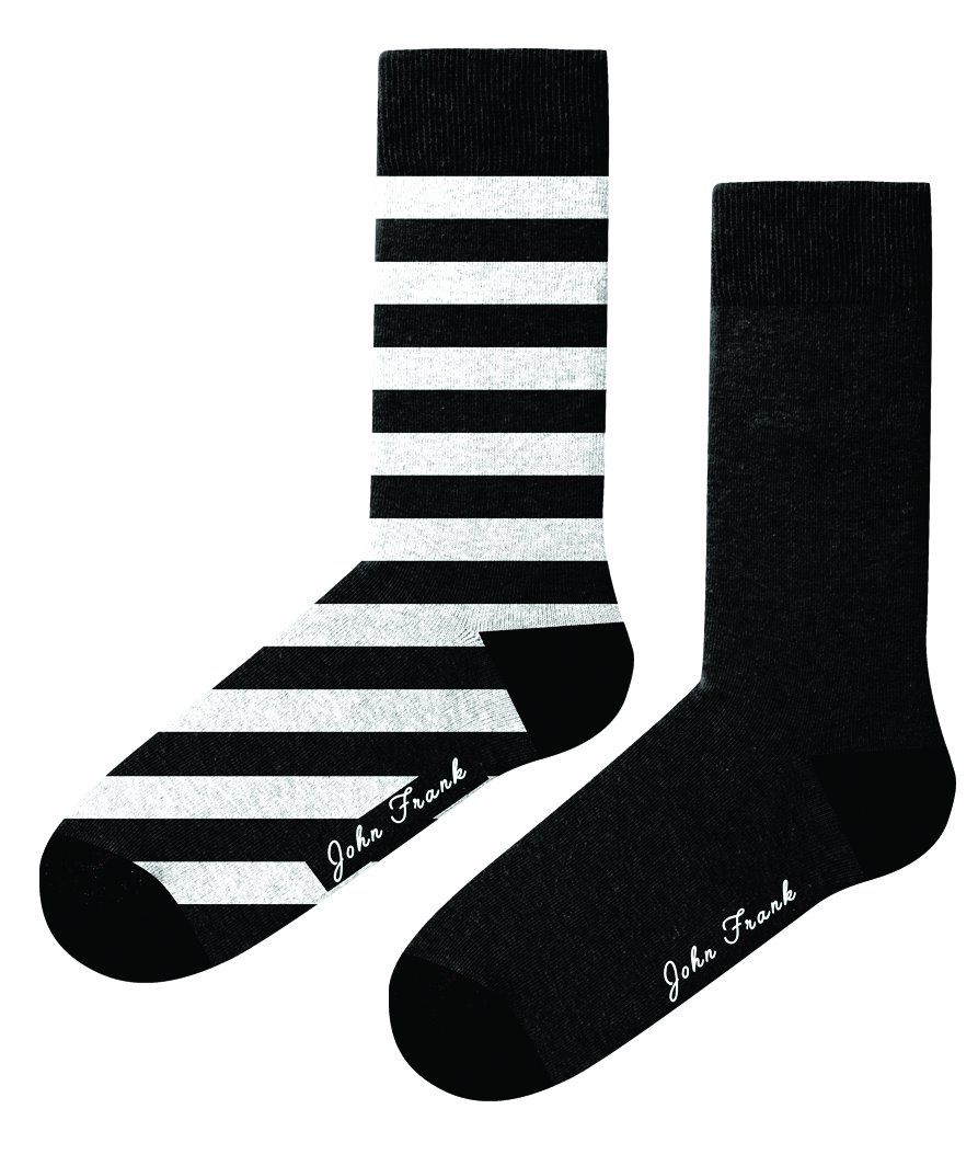 JOHN FRANK WOMEN 2 PACK LONG SOCKS MULTICOLOR - 1