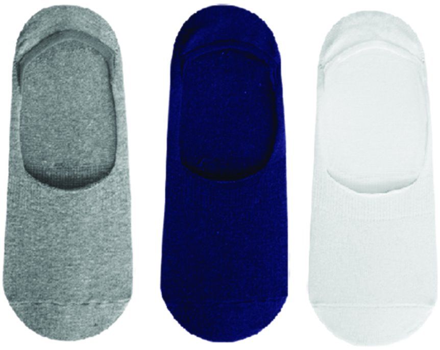 JOHN FRANK WOMEN ÜÇLÜ NO SHOW ÇORAP MULTICOLOR - 1