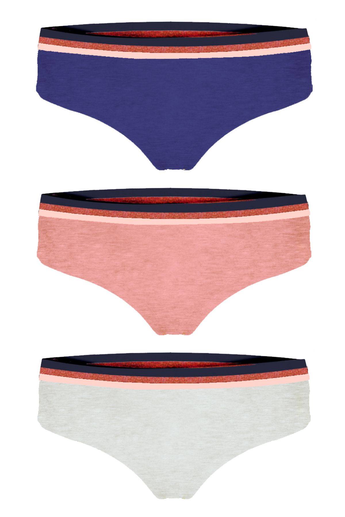 JOHN FRANK WOMEN RISE AND SHINE ÜÇLÜ HİPSTER 1