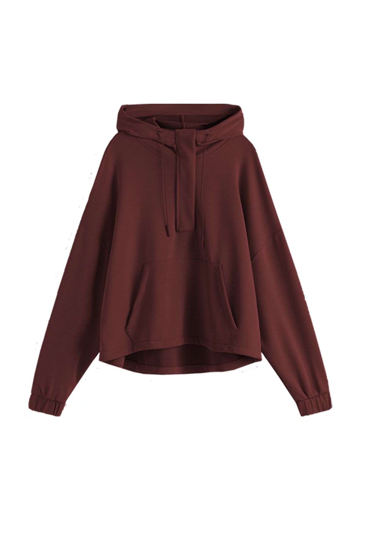 JOHN FRANK WOMAN SPORTS&LOUNGEWEAR SWEATSHIRT BURGUNDY - 1