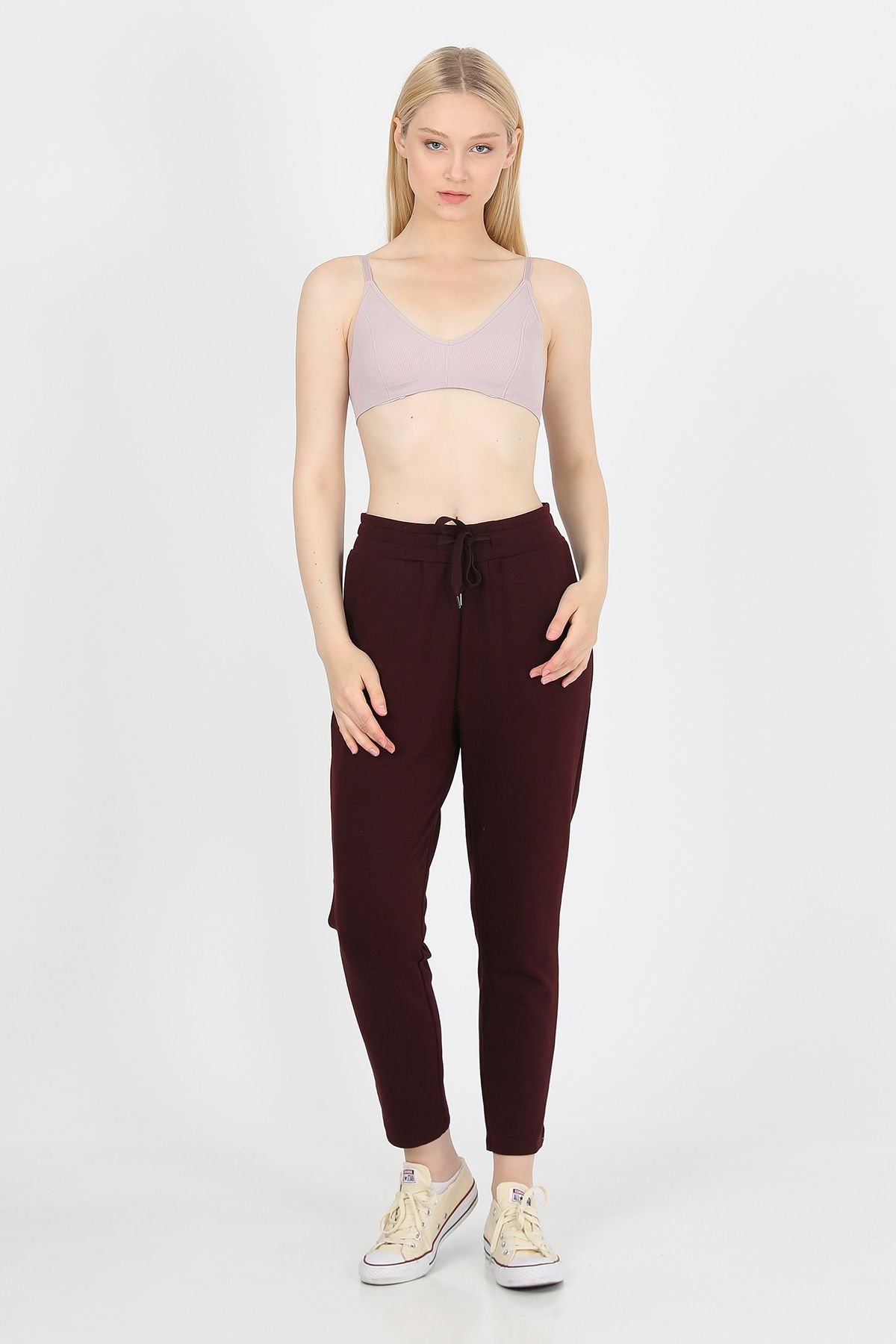 JOHN FRANK WOMAN SPORTS&LOUNGEWEAR CHIC JOGGING BORDO - 1