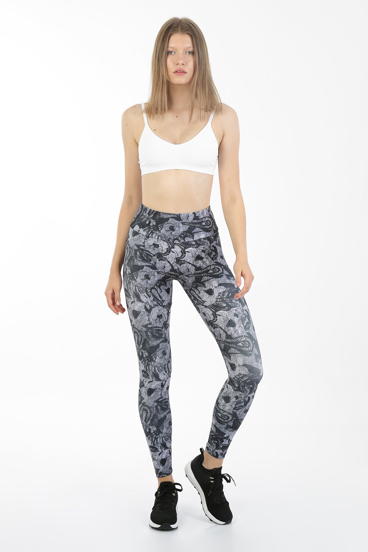 JOHN FRANK WOMEN IDENTITY TAYT SİYAH-GRİ - 1