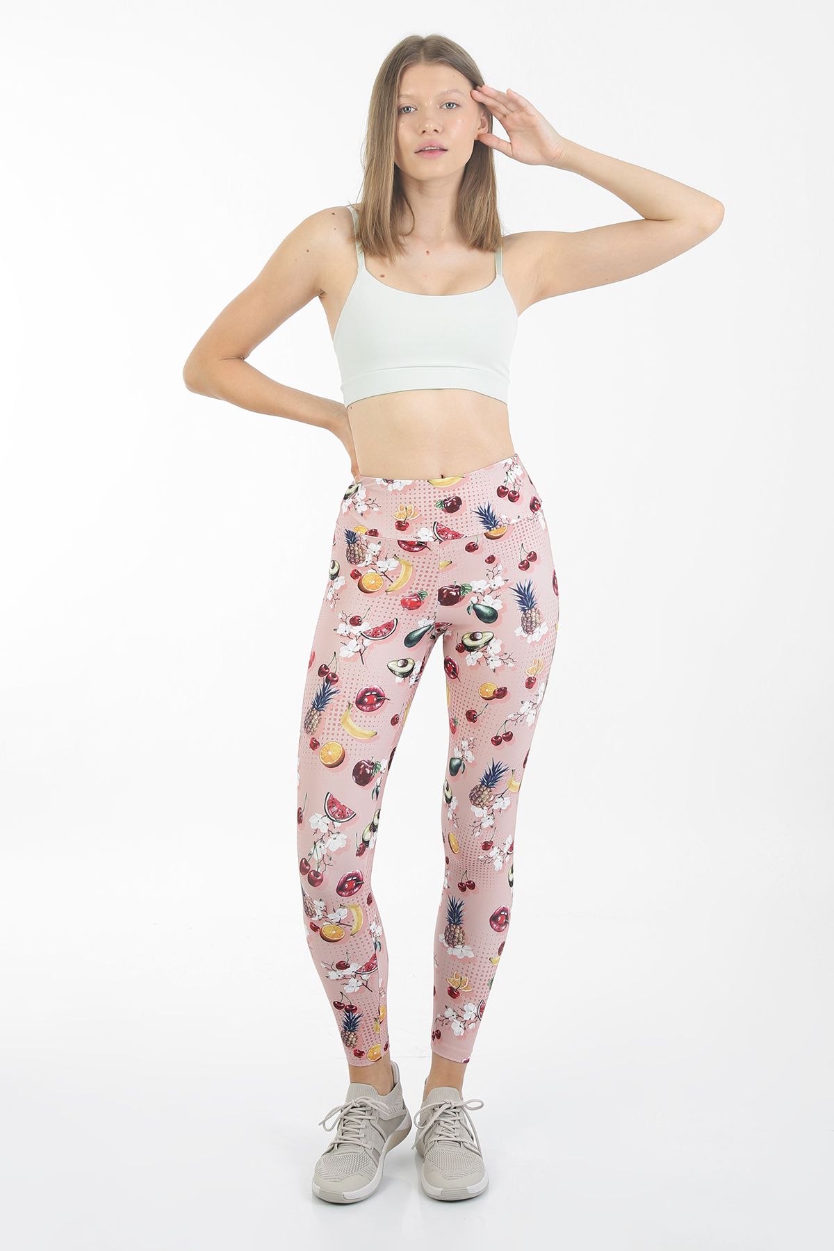 JOHN FRANK WOMEN IDENTITY LEGGING PINK - 1