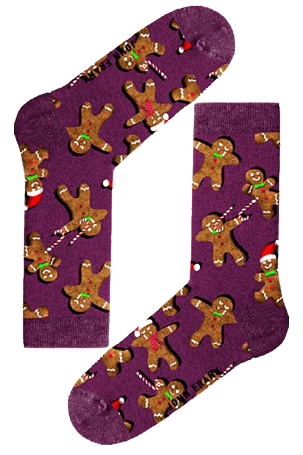 JOHN FRANK WOMEN FUN SOCKS UZUN ÇORAP MULTICOLOR - 1