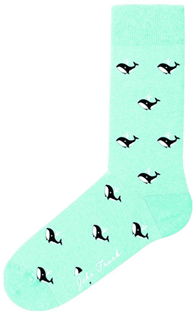 JOHN FRANK WOMEN FUN LONG SOCKS MULTICOLOR - 1