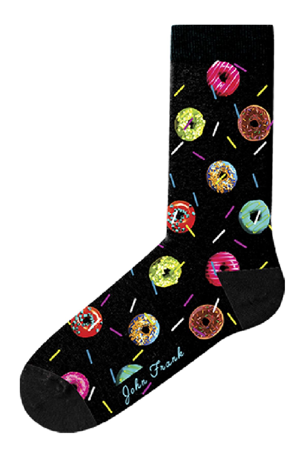 JOHN FRANK WOMEN FUN LONG SOCKS MULTICOLOR - 1