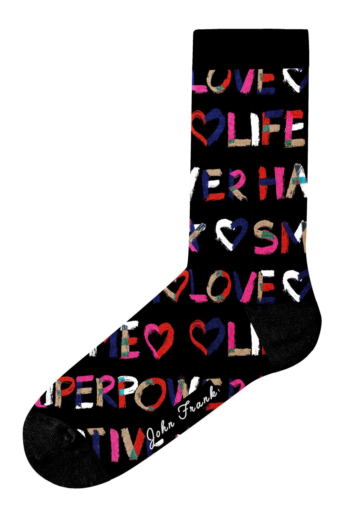 JOHN FRANK WOMEN FUN LONG SOCKS MULTICOLOR - 1