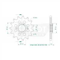 50-32152-15S BMW G450X - 15 Ön Dişli 1