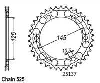 50-29009-43 TDM 850 - 43 Arka Dişli 1