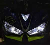 Yamaha YZF R25 Far Altı Winglet Beyaz 2