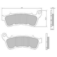 RMS Sinter Metal HARLEY DAVİDSON 883 2