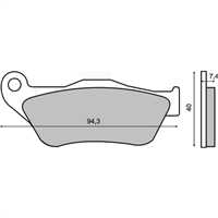 RMS Sinter Metal Yamaha X-Max 125cc 2