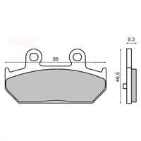 RMS Sinter Metal SUZUKI AN 400 / 650 2