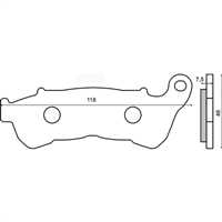 RMS Sinter Metal HONDA FORZA BURGMAN 2