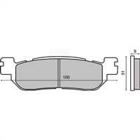 RMS Sinter Metal YAMAHA X-CITY / X-MAX 2