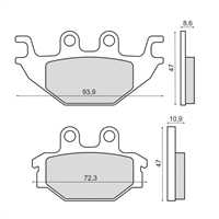 RMS Sinter Metal YAMAHA YZF-R 125 2