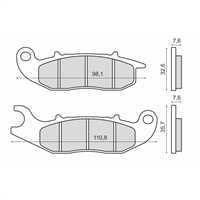RMS Sinter Metal HONDA CRF 250 L 2